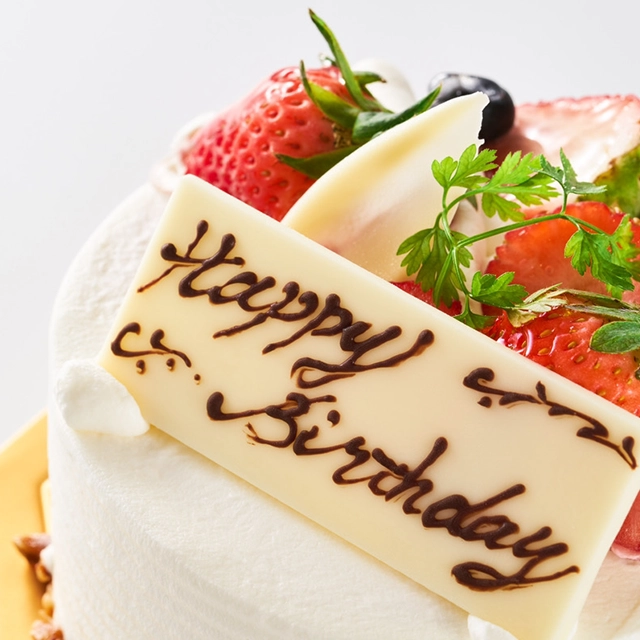 専属パティシエ特製手作りケーキ